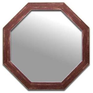 八角ミラー 鏡 Huit Mirror ブラウン 美工社 MHT-50390の商品画像