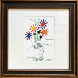 パブロ・ピカソ インテリア 名画 Picasso 花束 爆買 : キャラクターの