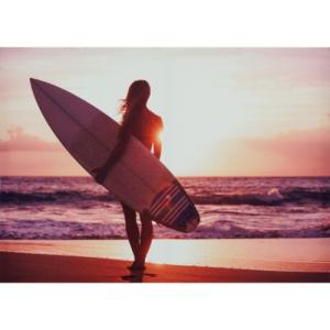 写真 アート キャンバスアート Carino Canvas Art Beautiful surfer girl 700x500mm ZPT-61749の商品画像