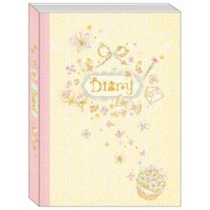 たけいみき 日記帳 1年 ダイアリー フラワー クローズピン B6サイズ ガーリー イラスト 文具