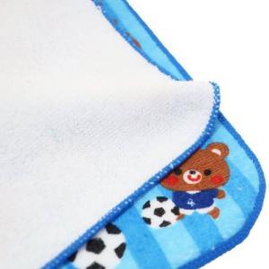 ミニタオル ハンカチタオル サッカーくまくん ...の詳細画像1