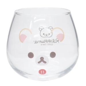 リラックマ グッズ ガラスコップ サンエックス キャラクター ゆらゆら タンブラー コリラックマ フェイス