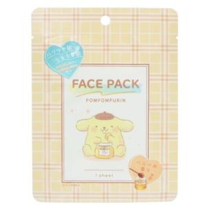 ポムポムプリン シート状 保湿パック ブハニーの香り サンリオ フェイスパック コスメ雑貨