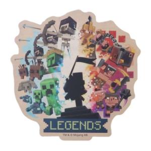 マインクラフトレジェンズ トラベルステッカー ダイカットシール LEGENDS Minecraft Legends｜cinemacollection-yj