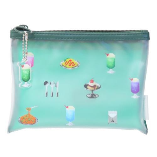 PVCポーチ ピクセルック コスメポーチ Green Flash 喫茶店 グッズ