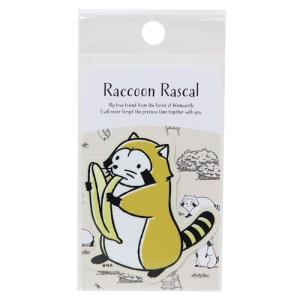 全6種セット ラスカルクラシック ダイカットステッカー あらいぐま