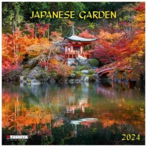 壁掛けカレンダー2024年 TUSHITA 2024 Calendar Japanese Garden 令和6年暦｜cinemacollection-yj