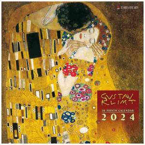 2024 Calendar TUSHITA 壁掛けカレンダー2024年 Gustav Klimt -Womenの商品画像