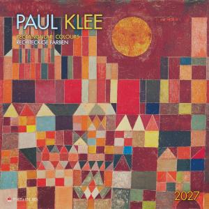 2027 Calendar TUSHITA 壁掛けカレンダー2027年 Paul Klee Rectangular Colours