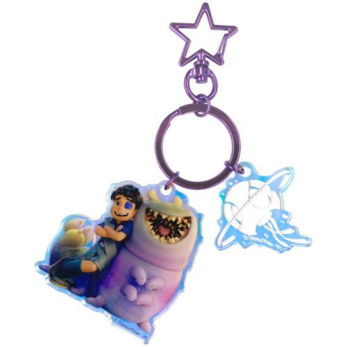 星つなぎのエリオ グッズ キーリング ディズニー ピクサー キャラクター オーロラアクリルキーホルダ...