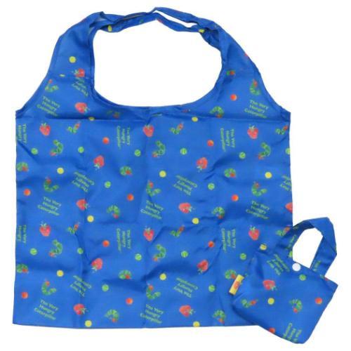 はらぺこあおむし エリックカール 絵本キャラクター エコバッグ 折りたたみショッピングバッグ ストロ...