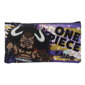 ワンピース ONE PIECE グッズ 筆箱 アニメキャラクター フラットポーチ カイドウ 少年ジャンプ