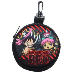 ワンピース ミニポーチ 丸型カラビナ付きポーチ 劇場版 ONE PIECE FILM RED 麦わらの一味 少年ジャンプ ケイカンパニー 小物入れ