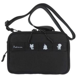 ポケモン ピカチュウ プレイド マルチケース 黒白2点セット ポケットモンスター 2wayフラットマルチケース ポケモン ガジェット