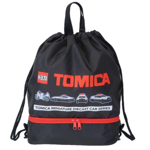 トミカ 2層ナップ TOMICA プールバッグ キャラクター クロ