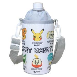 ポケットモンスター キャラクター ペットボトルホルダー 保冷ペットボトルケース グレー ポケモン グッズ｜cinemacollection-yj