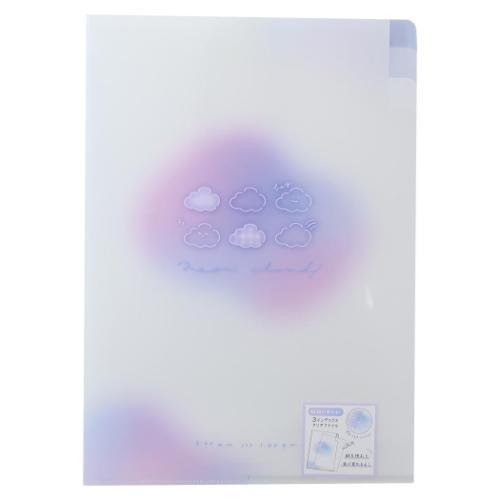 3インデックスクリアファイル チルクラウド ポケットファイル カミオジャパン NEON CLOUD ...