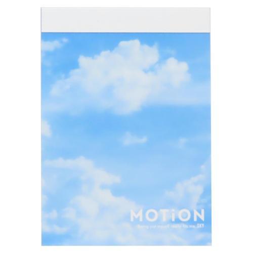 ミニメモ MOTiON メモ帳 カミオジャパン 空 グッズ