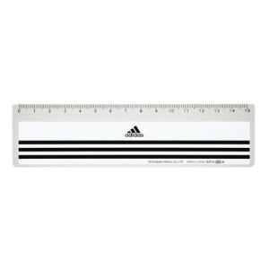 ものさし アディダス adidas 15cm 定規 新入学 新学期準備文具 小学生 中学生 高校生 男の子 スポーツブランドクリスマス プレゼント 福｜cinemacollection-yj