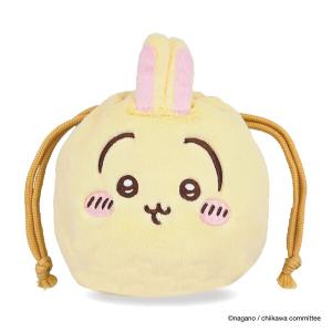 フェイス巾着2　うさぎ ちいかわ