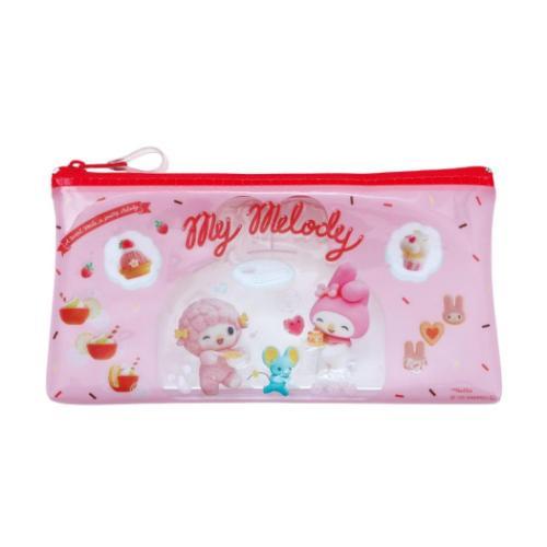 クリアペンケース Netflix マイメロディ＆クロミ ペンポーチ サンリオ エムプラン MM グッ...