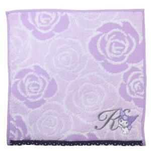 クロミ ミニタオル イニシャル ハンカチタオル イニシャル ローズクロミ K サンリオ 丸眞 プチギフト