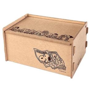 スヌーピー ふた付収納ボックス