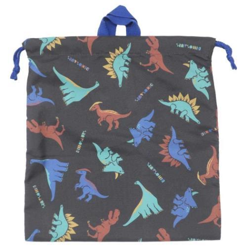 巾着袋 ジャージケース 巾着L 恐竜 新入学 ニシオ 新学期準備雑貨