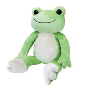 ビッグ ぬいぐるみ L かえるのピクルス キャラぬいぐるみ ベーシックグリーン ナカジマコーポレーション 座高45cm ギフト雑貨 グッズクリスマス