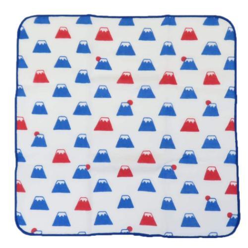 ミニタオル ジャパニーズスタイル 片面ガーゼハンカチタオル まめふじ 日繊 汗拭きタオル