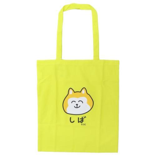 おえかきさん トートバッグ シーチングトートバッグ しばいぬさん オクタニ 手提げかばん