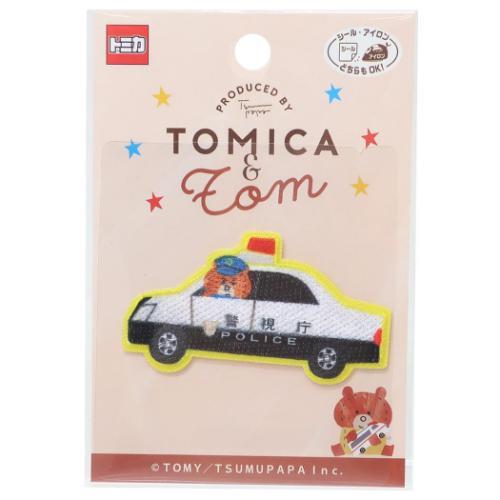 トミカ ワッペン アイロンパッチシール トミカ＆トム TOMICA パイオニア 手芸用品