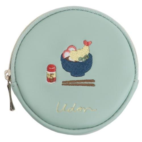ミニポーチ 大人可愛い サークル ポーチ レイヤーフード うどん Q-LIAクリスマス プレゼント ...