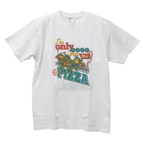 Tシャツ ティーンエイジミュータント ニンジャタートルズ T-SHIRTS みんなでピザ スモールプ...