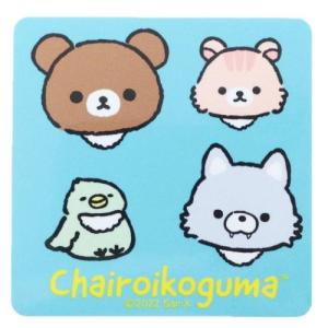 リラックマ キャラクター ビッグシール ダイカットビニールステッカー Plain Rilakkuma フェイス チャイロイコグマ サンエックスクリスマの商品画像