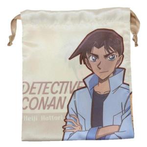 名探偵コナン アニメキャラクター 巾着袋 リボン巾着 平次＆和葉 少年サンデーの商品画像