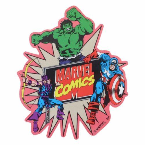 マーベル MARVEL キャラクター ダイカットシール キャラクターステッカー トリオ レッド スモ...