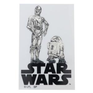 スターウォーズ グッズ ビッグシール キャラクター ダイカットビニールステッカー コンビ シルバー STAR WARSクリスマス プレゼント 福袋 男