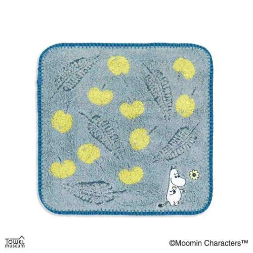 ムーミン フルフィーコットン タオルハンカチ 北欧 ミニタオル キャラクター ハーベスト ブルー タ...