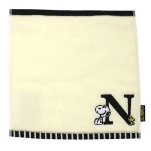 ミニタオル イニシャルハンカチタオル スヌーピー アルファベット N ピーナッツ 西川リビング Tjs 雑貨 アートの通販店 ベルコモン 通販 Yahoo ショッピング