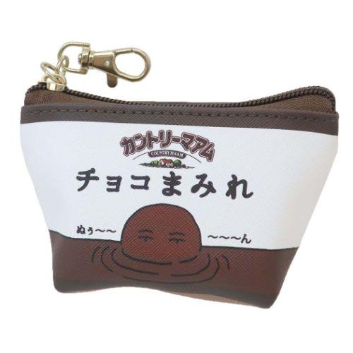 三角ミニポーチ カントリーマアム ミニポーチ お菓子パッケージ ティーズファクトリー チョコまみれ ...