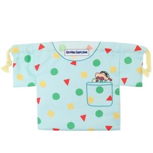 クレヨンしんちゃん アニメキャラクター 巾着袋 パジャマ型きんちゃくポーチ グリーン ティーズファクトリークリスマス プレゼント 福袋 男の子 女の子