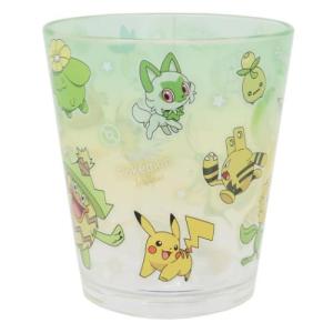 ポケットモンスター ドットタンブラー プラカップ グラデーション グリーン＆イエロー ポケモン キャラクターの商品画像