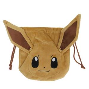 ポケットモンスター 巾着袋 ぬいぐるみ巾着 イーブイ ポケモン ユニック｜cinemacollection-yj