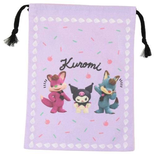 クロミ きんちゃくポーチ サンリオ 巾着袋 キャラクター Netflix