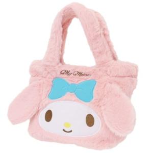 マイメロディ ファー手提げバッグ サンリオ ランチバッグ キャラクター ヤスダ通商