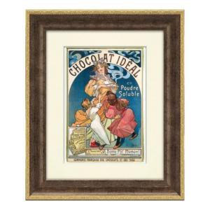 特別額装済/ショコラ イデアル/アルフォンス ミュシャ Amazon.co.jp: ショコラ イデアル ココア - アルフォンス