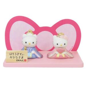 ハローキティ 磁器製 ひな人形 雛人形 サンリオ キャラクター グッズ