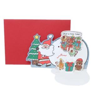 グリーティングカード CHRISTMAS クリスマスポップアップカード プレゼント アクティブコーポレーション｜cinemacollection