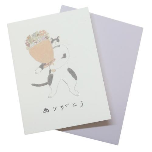 ミニメッセージカード トビマツ ショウイチロウ グリーティングカード アクティブコーポレーション サ...